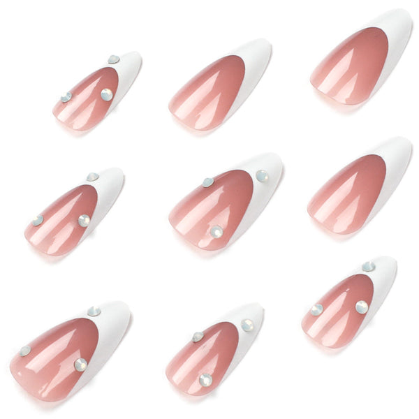 12 Sizes-24 Pcs Press On Nails JP1565