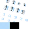 12 Sizes-24 Pcs Press On Nails JP1664