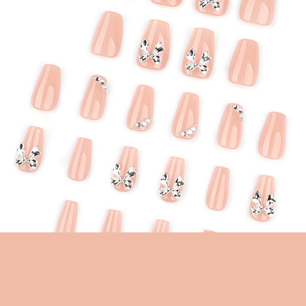 12 Sizes-24 Pcs Press On Nails JP4060