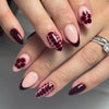 12 Sizes-24 Pcs Press On Nails C1391