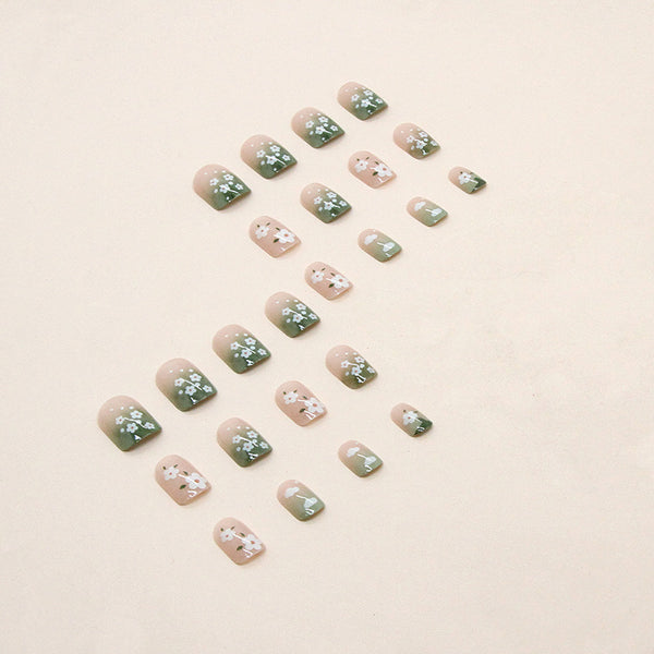 12 Sizes-24 Pcs Press On Nails R750
