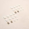 12 Sizes-24 Pcs Press On Nails Z583