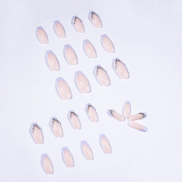 12 Sizes-24 Pcs Press On Nails JP1053