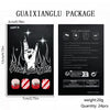 12 Sizes-24 Pcs Press On Nails C685