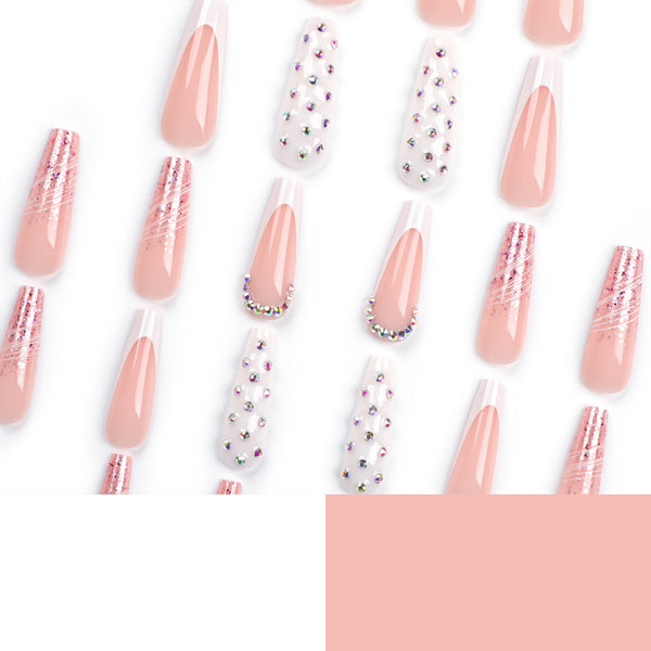 12 Sizes-24 Pcs Press On Nails JP3083