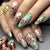 12 Sizes-24 Pcs Press On Nails Y1254