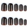 12 Sizes-24 Pcs Press On Nails JP4180