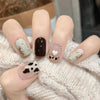 12 Sizes-24 Pcs Press On Nails Z554