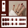 12 Sizes-24 Pcs Press On Nails R121