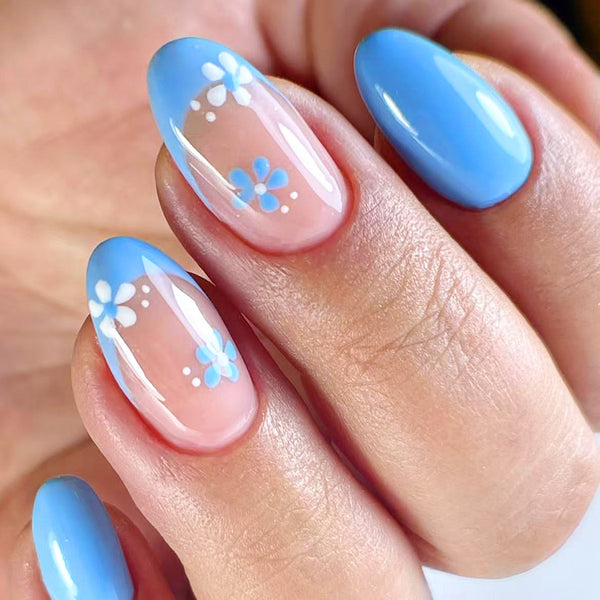 12 Sizes-24 Pcs Press On Nails C1002