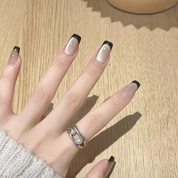 12 Sizes-24 Pcs Press On Nails MY087