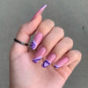 12 Sizes-24 Pcs Press On Nails JP1341