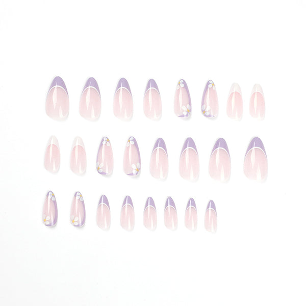 12 Sizes-24 Pcs Press On Nails JP1482