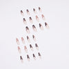 12 Sizes-24 Pcs Press On Nails JP1401