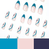 12 Sizes-24 Pcs Press On Nails JP1554