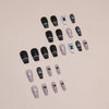 12 Sizes-24 Pcs Press On Nails W1483