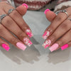 12 Sizes-24 Pcs Press On Nails C1153