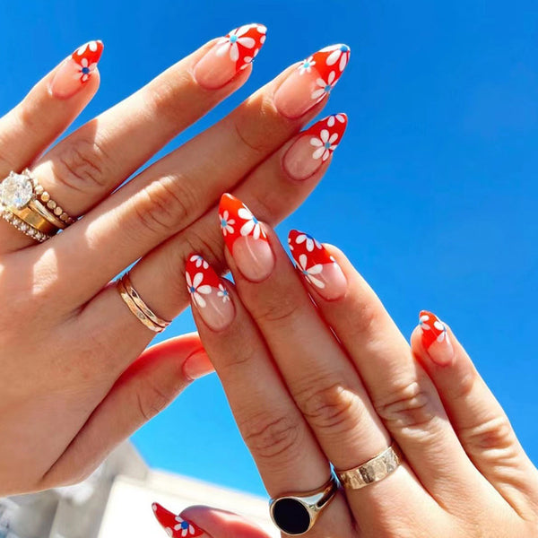 12 Sizes-24 Pcs Press On Nails W400