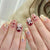 12 Sizes-24 Pcs Press On Nails R716