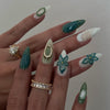 12 Sizes-24 PcsPress On Nails Z1161
