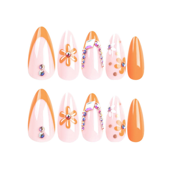 12 Sizes-24 Pcs Press On Nails JP2978