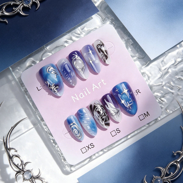 15 Sizes-30 Pcs Press On Nails Ombre-1-30pcs