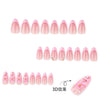 12 Sizes-24 Pcs Press On Nails JP3925