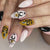 12 Sizes-24 Pcs Press On Nails W1022
