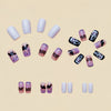 12 Sizes-24 Pcs Press On Nails Y148