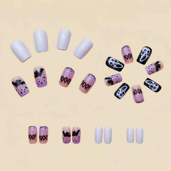 12 Sizes-24 Pcs Press On Nails Y148