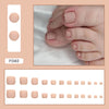 12 Sizes-24 Pcs Press On Nails F040