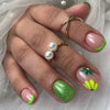 12 Sizes-24 Pcs Press On Nails W1097