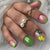 12 Sizes-24 Pcs Press On Nails W1097