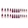 12 Sizes-24 Pcs Press On Nails W2112