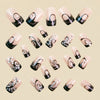 12 Sizes-24 Pcs Press On Nails Y1405