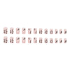 12 Sizes-24 Pcs Press On Nails W550