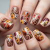 12 Sizes-24 Pcs Press On Nails Y1802