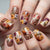 12 Sizes-24 Pcs Press On Nails Y1802
