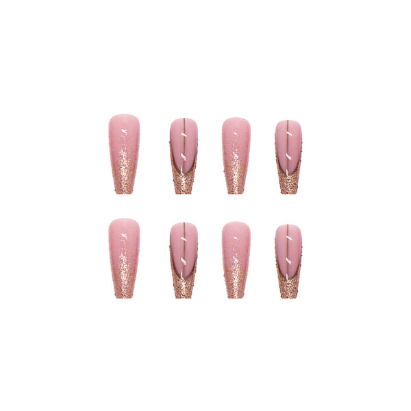 12 Sizes-24 Pcs Press On Nails W099