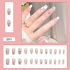 12 Sizes-24 Pcs Press On Nails Z041