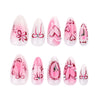 12 Sizes-24 Pcs Press On Nails JP3710