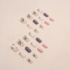 12 Sizes-24 Pcs Press On Nails W1074