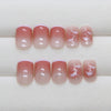 12 Sizes-24 Pcs Press On Nails R907