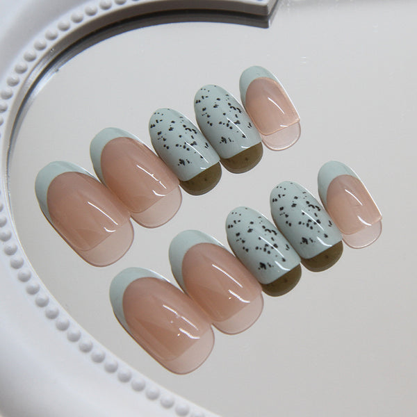 12 Sizes-24 Pcs Press On Nails R867