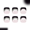 12 Sizes-24 Pcs Press On Nails C1605