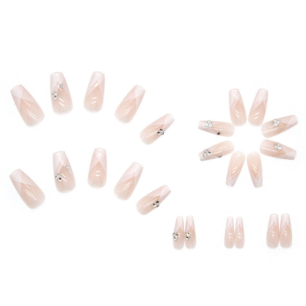 12 Sizes-24 Pcs Press On Nails Z295