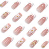 12 Sizes-24 Pcs Press On Nails JP4306