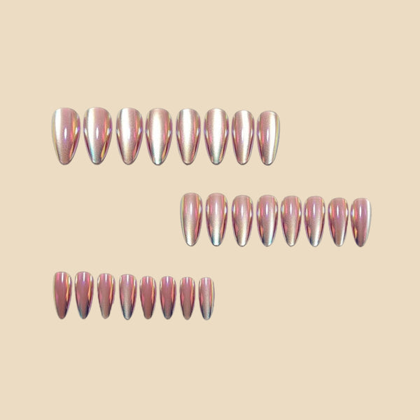 12 Sizes-24 Pcs Press On Nails Y2014