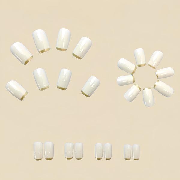 12 Sizes-24 Pcs Press On Nails Y769