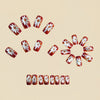 12 Sizes-24 Pcs Press On Nails Y1632